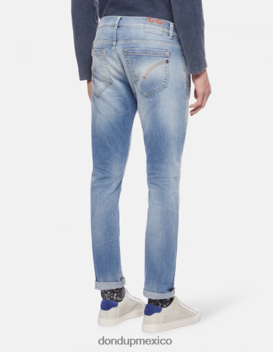 azul DONDUP hombres jeans ajustados george en denim elástico vestir D0VXD660