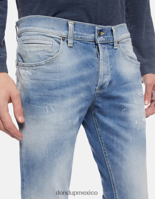 azul DONDUP hombres jeans ajustados george en denim elástico vestir D0VXD660