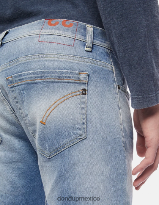 azul DONDUP hombres jeans ajustados george en denim elástico vestir D0VXD660