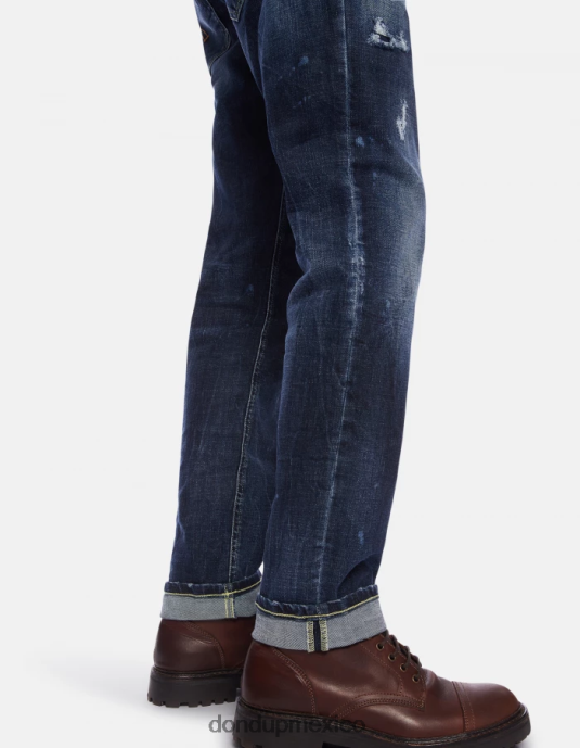 azul DONDUP hombres jeans ajustados george en denim elástico vestir D0VXD661