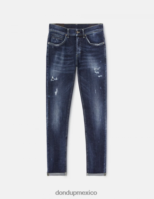 azul DONDUP hombres jeans ajustados george en denim elástico vestir D0VXD661