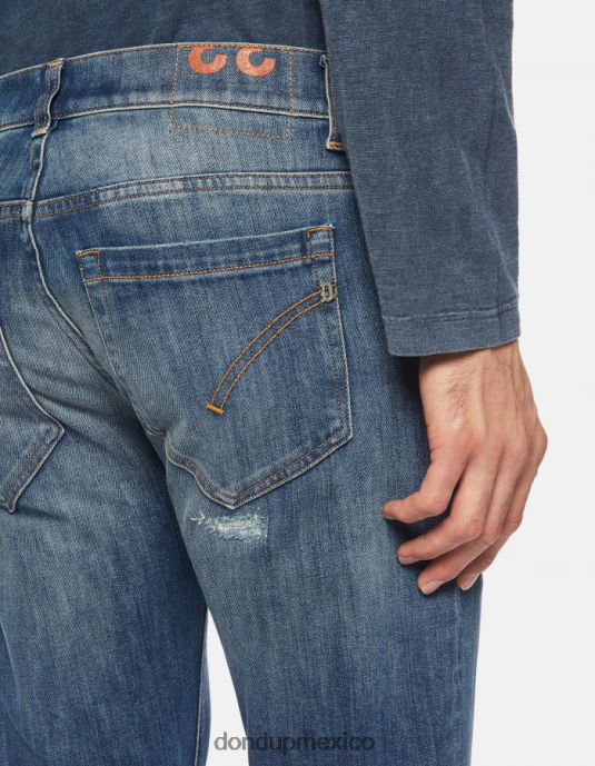 azul DONDUP hombres jeans ajustados george en denim elástico vestir D0VXD667