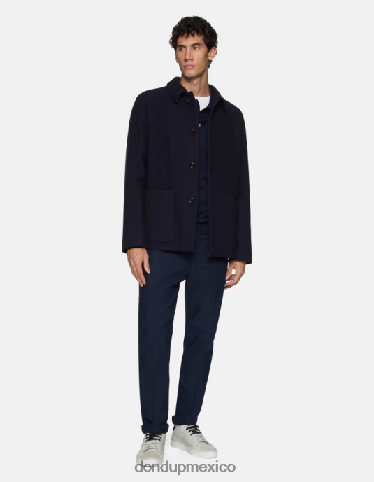 azul DONDUP hombres pantalones joe carrot fit de algodón vestir D0VXD748