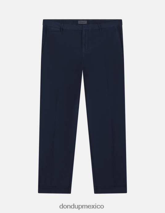 azul DONDUP hombres pantalones joe carrot fit de algodón vestir D0VXD748