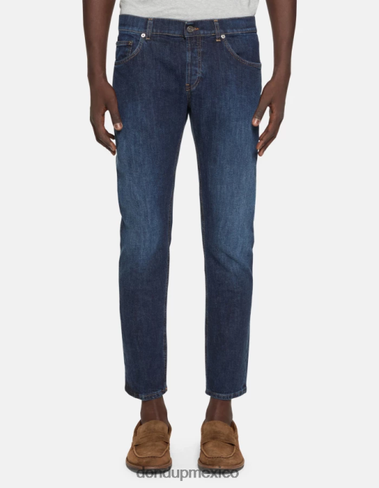 azul DONDUP hombres vaqueros mius slim de denim elástico vestir D0VXD560