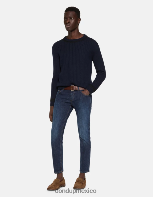 azul DONDUP hombres vaqueros mius slim de denim elástico vestir D0VXD560