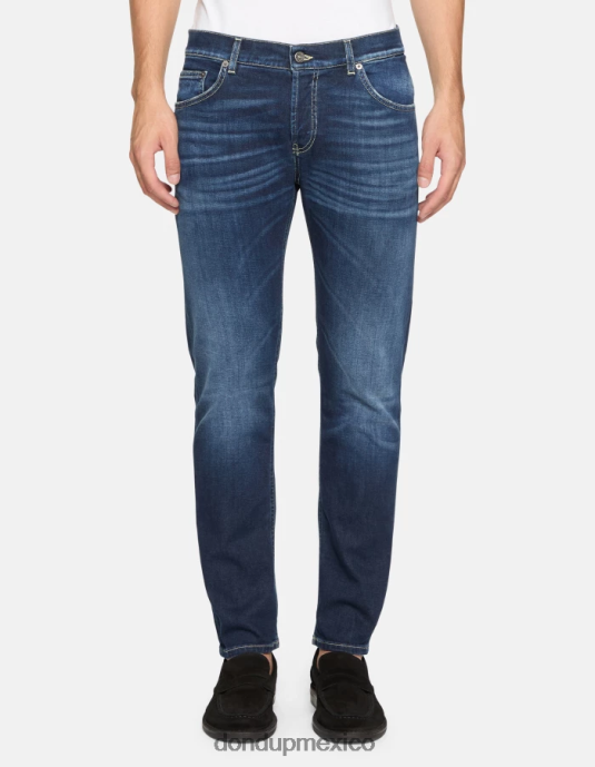 azul DONDUP hombres vaqueros mius slim de denim elástico vestir D0VXD591