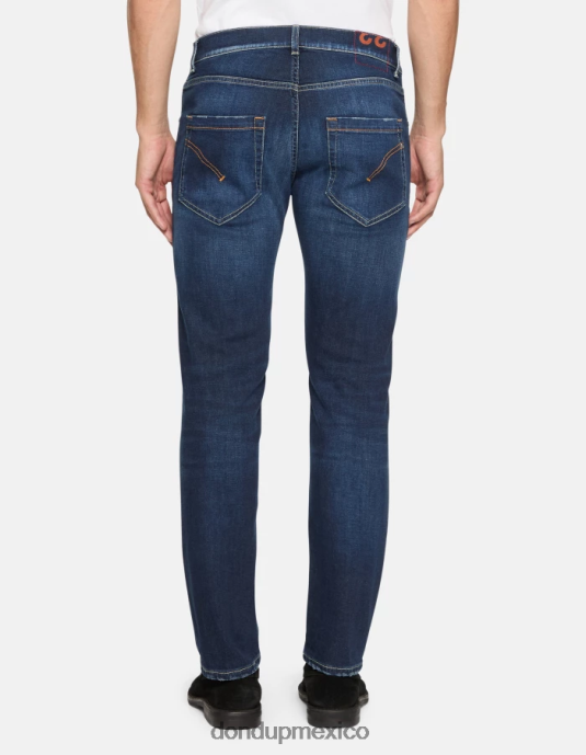 azul DONDUP hombres vaqueros mius slim de denim elástico vestir D0VXD591
