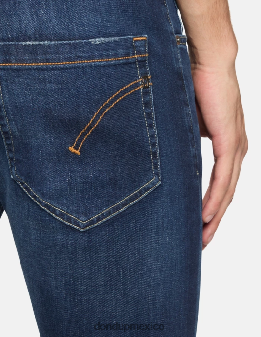azul DONDUP hombres vaqueros mius slim de denim elástico vestir D0VXD591