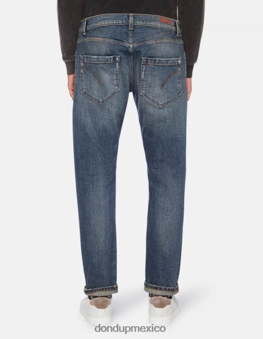 azul DONDUP hombres vaqueros mius slim de denim elástico vestir D0VXD622