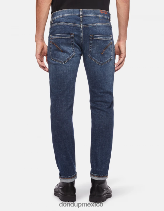 azul DONDUP hombres vaqueros mius slim de denim elástico vestir D0VXD631