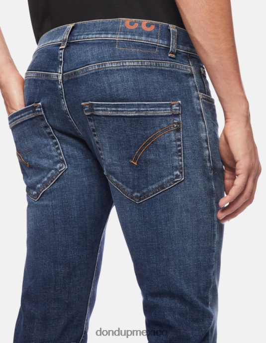 azul DONDUP hombres vaqueros mius slim de denim elástico vestir D0VXD631