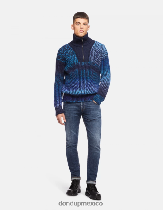 azul DONDUP hombres vaqueros mius slim de denim elástico vestir D0VXD631
