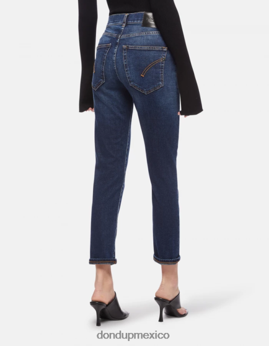 azul DONDUP mujer Vaqueros Daila slim de denim elástico vestir D0VXD57