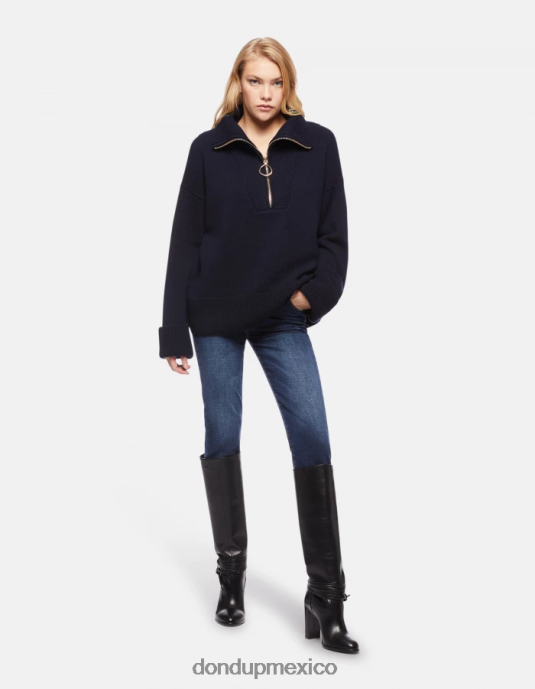 azul DONDUP mujer Vaqueros Daila slim de denim elástico vestir D0VXD57