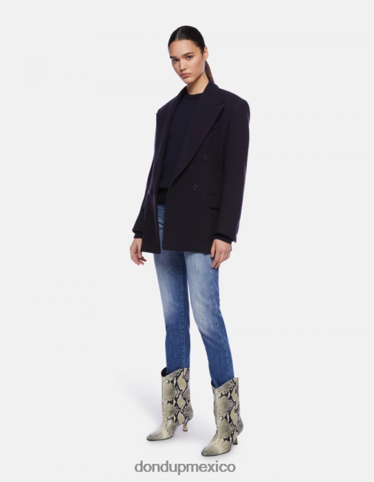 azul DONDUP mujer Vaqueros Daila slim de denim elástico vestir D0VXD63
