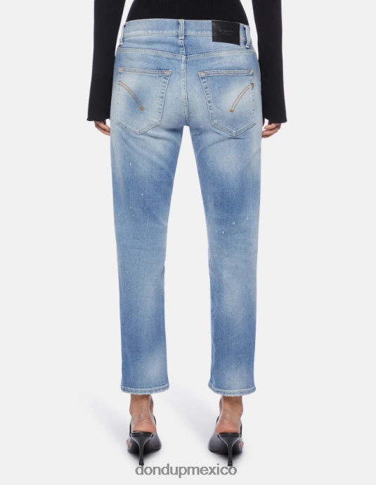 azul DONDUP mujer Vaqueros Daila slim de denim elástico vestir D0VXD84