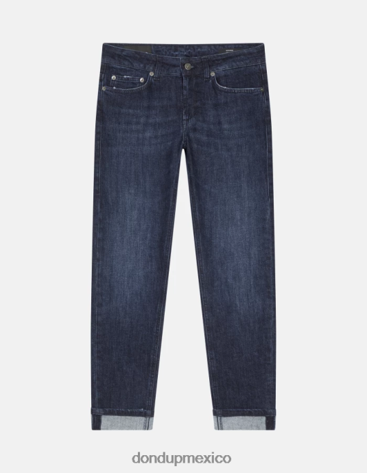 azul DONDUP mujer Vaqueros ajustados Monroe en denim elástico vestir D0VXD66