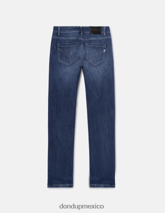azul DONDUP mujer Vaqueros ajustados Monroe en denim elástico vestir D0VXD88