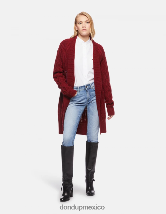 azul DONDUP mujer Vaqueros ajustados Monroe en denim elástico vestir D0VXD99