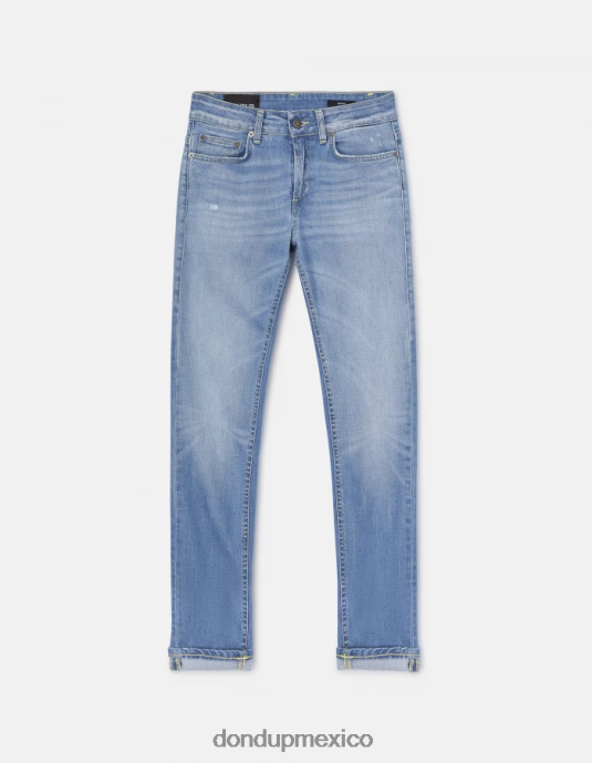 azul DONDUP mujer Vaqueros ajustados Monroe en denim elástico vestir D0VXD99