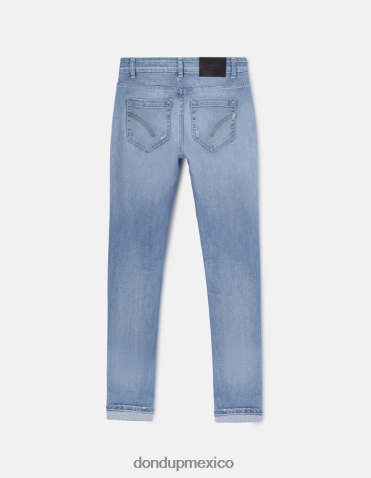 azul DONDUP mujer Vaqueros ajustados Monroe en denim elástico vestir D0VXD99