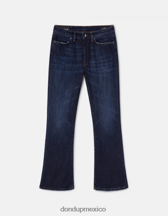 azul DONDUP mujer Vaqueros bootcut súper ajustados Mandy en denim elástico vestir D0VXD85