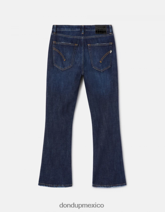 azul DONDUP mujer Vaqueros bootcut súper ajustados Mandy en denim elástico vestir D0VXD85