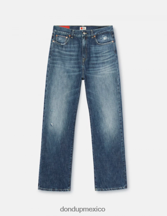 azul DONDUP mujer Vaqueros holgados Yara en denim con orillo rígido vestir D0VXD118