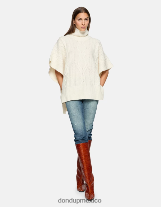 azul DONDUP mujer Vaqueros koons holgados de denim con orillo rígido vestir D0VXD98