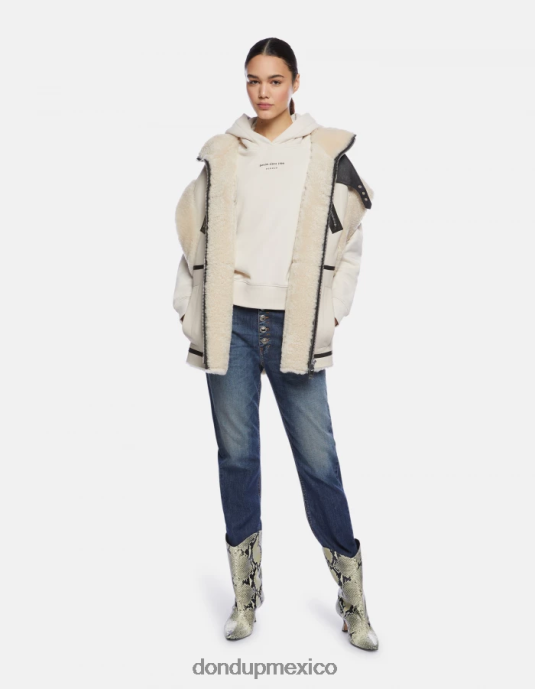azul DONDUP mujer Vaqueros koons holgados de denim elástico vestir D0VXD109