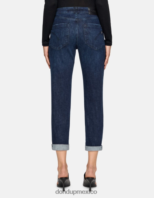 azul DONDUP mujer Vaqueros koons holgados de denim elástico vestir D0VXD6