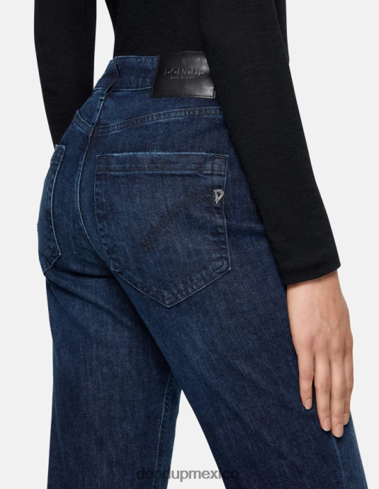 azul DONDUP mujer Vaqueros koons holgados de denim elástico vestir D0VXD6