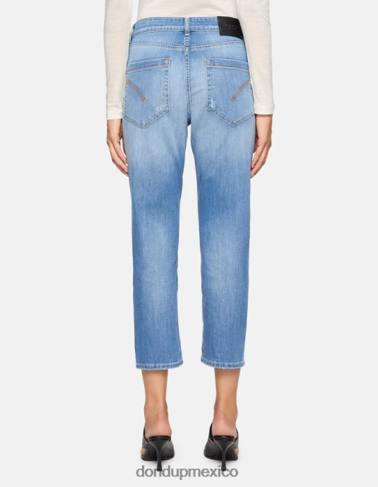 azul DONDUP mujer Vaqueros koons holgados de denim elástico vestir D0VXD90