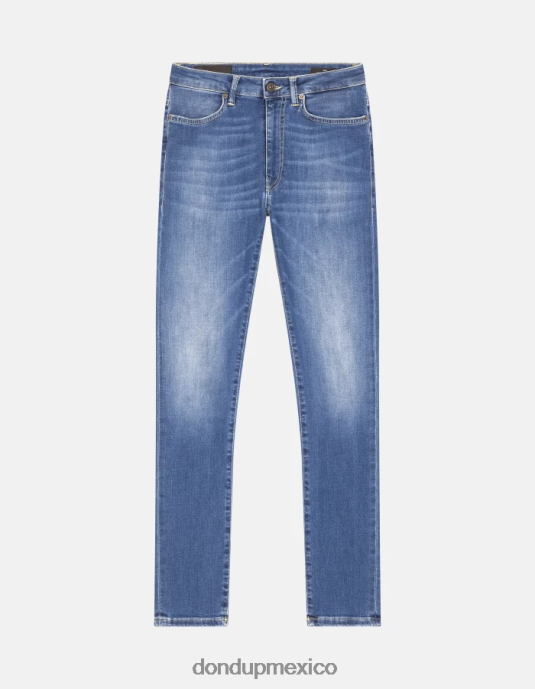 azul DONDUP mujer Vaqueros súper ajustados iris en denim elástico vestir D0VXD38