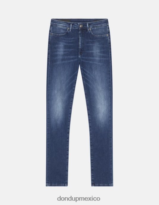 azul DONDUP mujer Vaqueros súper ajustados iris en denim elástico vestir D0VXD68