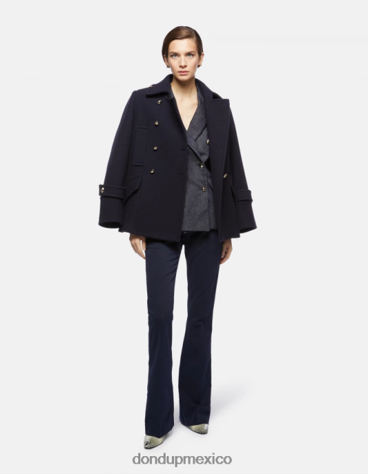 azul DONDUP mujer blazer de mezclilla con doble botonadura vestir D0VXD379