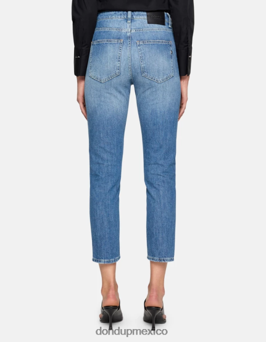azul DONDUP mujer jeans cindy regular fit de mezclilla rígida vestir D0VXD20