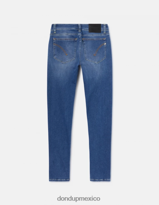 azul DONDUP mujer jeans gaia de denim elástico súper ajustados vestir D0VXD48
