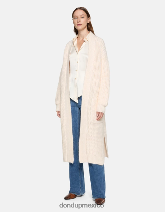 azul DONDUP mujer jeans jacklyn de mezclilla elástica con pernera ancha vestir D0VXD39