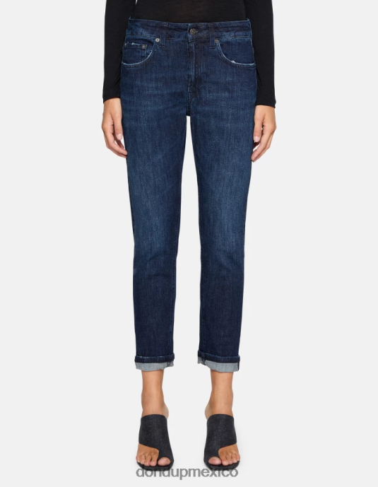 azul DONDUP mujer jeans mila carrot fit de denim elástico vestir D0VXD5