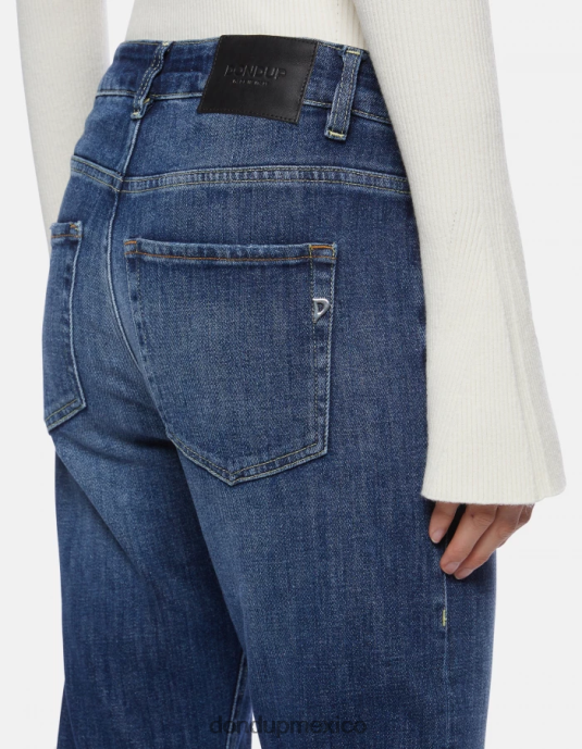 azul DONDUP mujer jeans mila carrot fit de denim elástico vestir D0VXD65