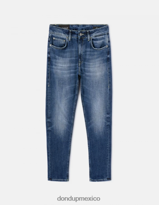 azul DONDUP mujer jeans mila carrot fit de denim elástico vestir D0VXD65