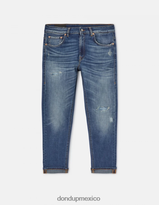 azul DONDUP mujer jeans mila carrot fit de denim elástico vestir D0VXD76