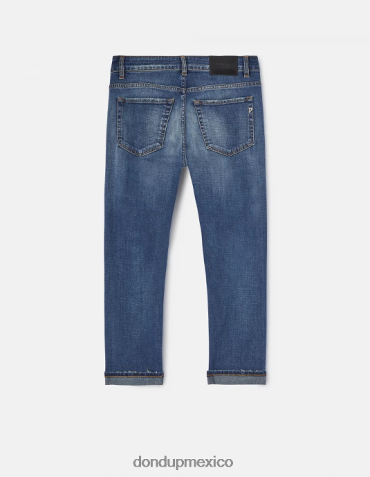 azul DONDUP mujer jeans mila carrot fit de denim elástico vestir D0VXD76