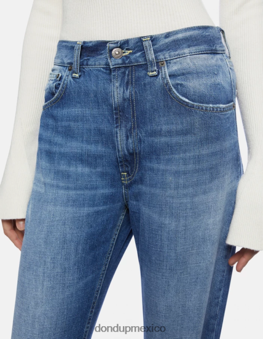 azul DONDUP mujer jeans rígidos con corte bootcut olivia vestir D0VXD94