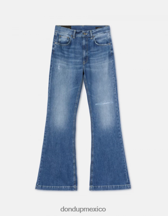 azul DONDUP mujer jeans rígidos con corte bootcut olivia vestir D0VXD94