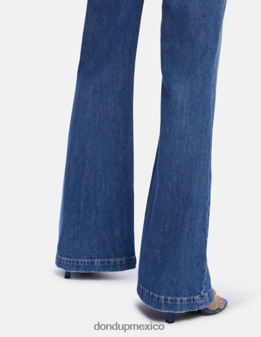 azul DONDUP mujer jeans rígidos con corte bootcut olivia vestir D0VXD94