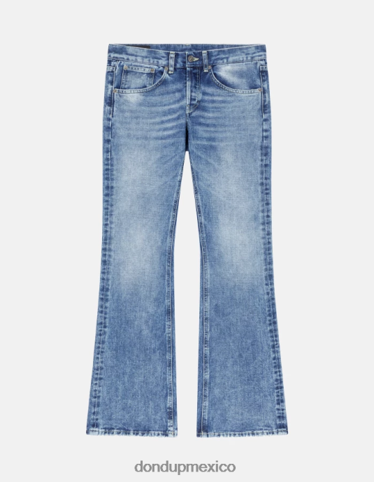 azul DONDUP mujer vaqueros Betty de denim rígido con corte bootcut vestir D0VXD67