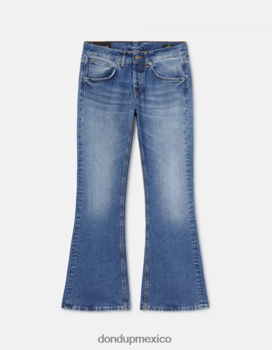 azul DONDUP mujer vaqueros Betty de denim rígido con corte bootcut vestir D0VXD89